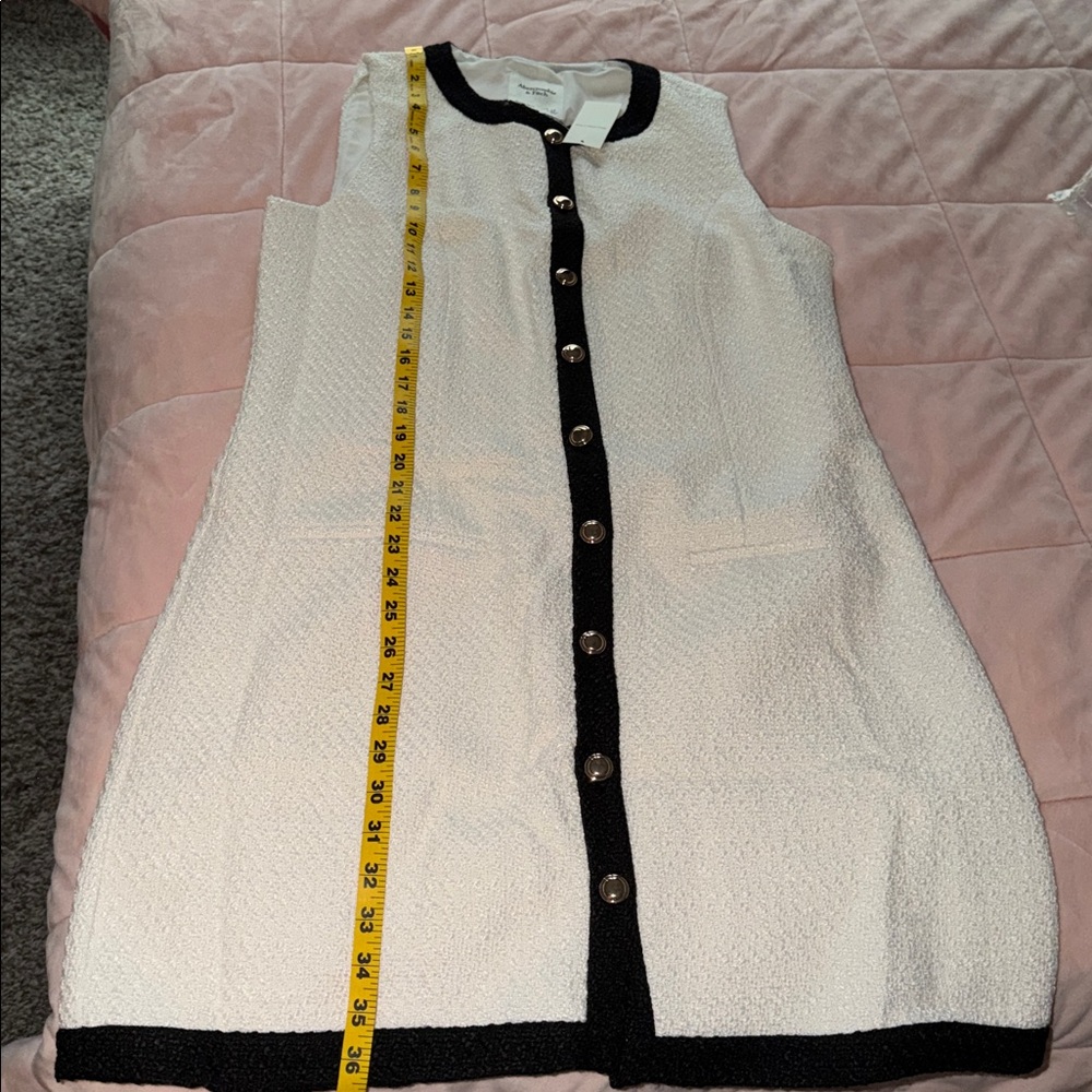 Abercrombie & Fitch White and Black Tall Dress - Picture 3 of 5